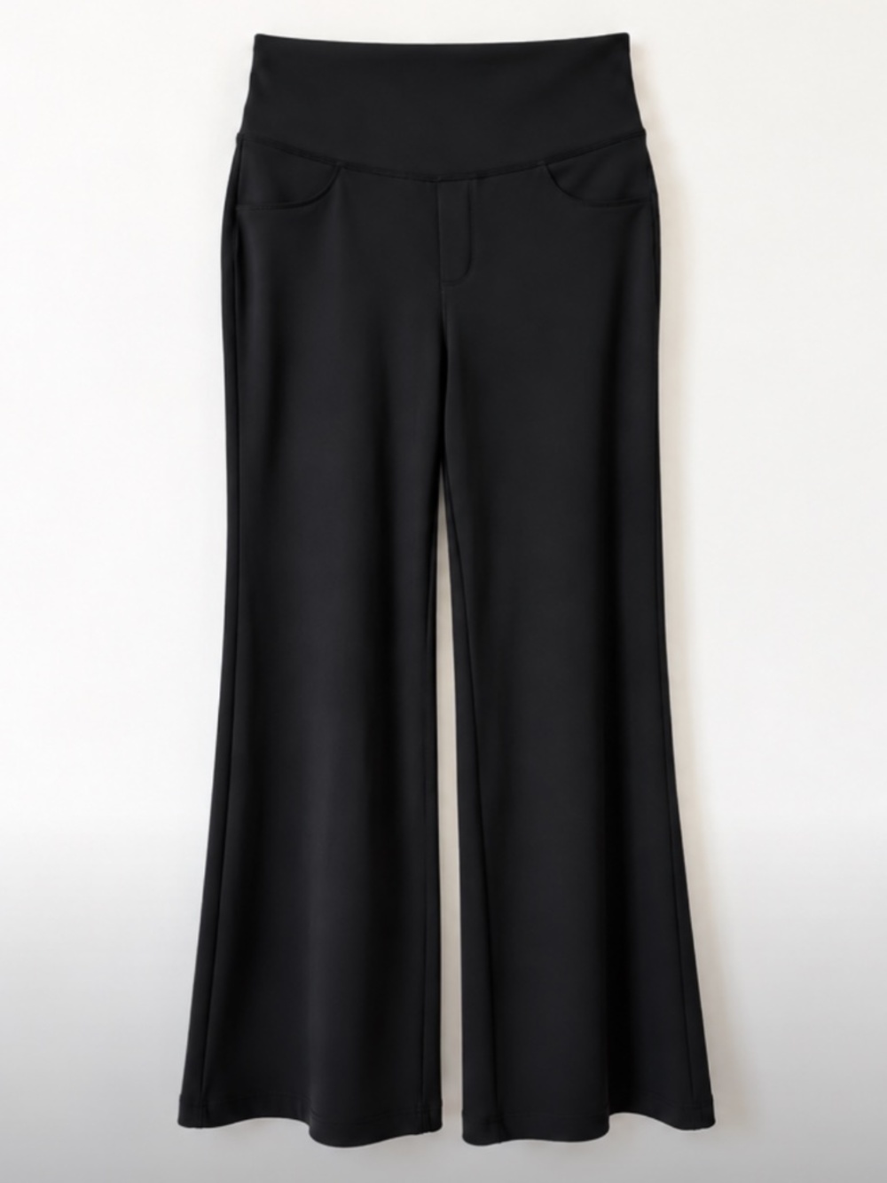 Halara Black High Waisted Wide Leg Flare Pants Size Small